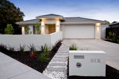 Contemporary australian beach home facade